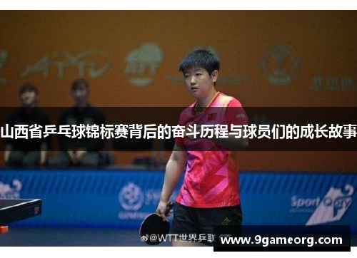 山西省乒乓球锦标赛背后的奋斗历程与球员们的成长故事