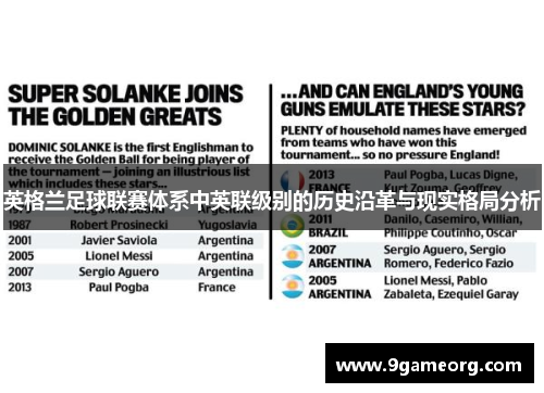 英格兰足球联赛体系中英联级别的历史沿革与现实格局分析